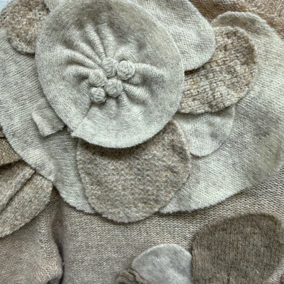 Anyhropologie Beige Floral Women's Cardigan - Picture 3 of 6